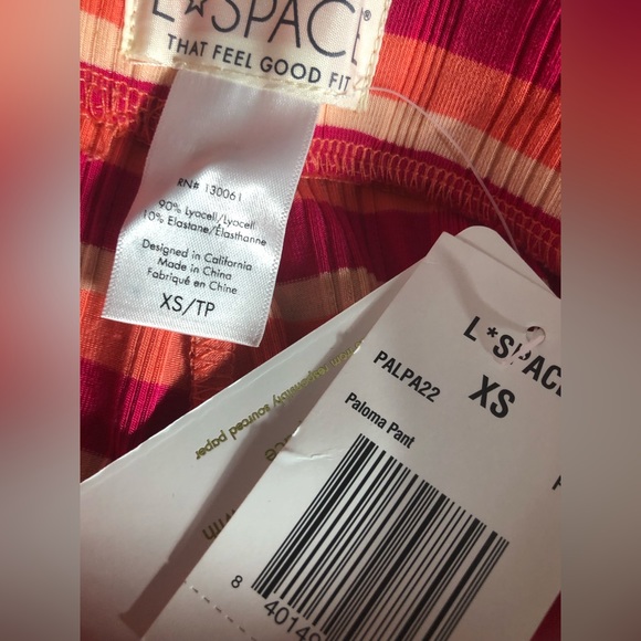 NWT L*Space FULL SET Paloma Lounge Flare Pants and Halter Top - Size XS - Picture 5 of 10